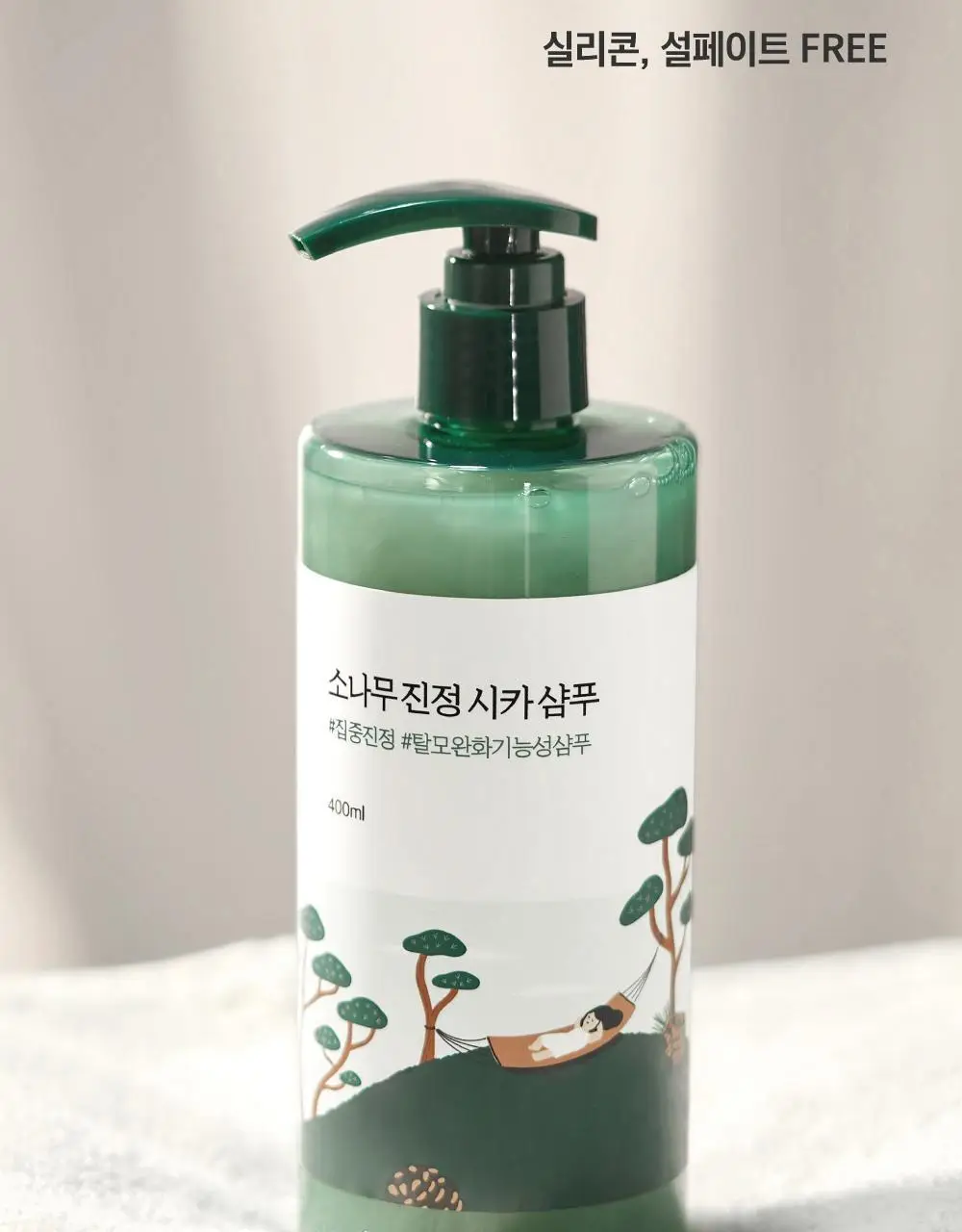 [탈모완화] 라운드랩 소나무 진정 시카 샴푸 400ml 상세페이지 21